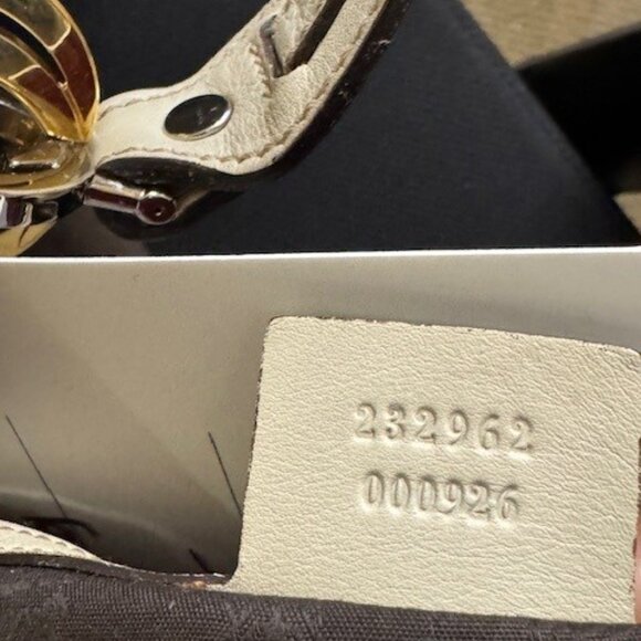 Rare.. Cream Gucci Medium Guccissima Twins  Interlocking Hobo Bag - Picture 9 of 10